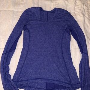 Lululemon Blue Long Sleeve Top